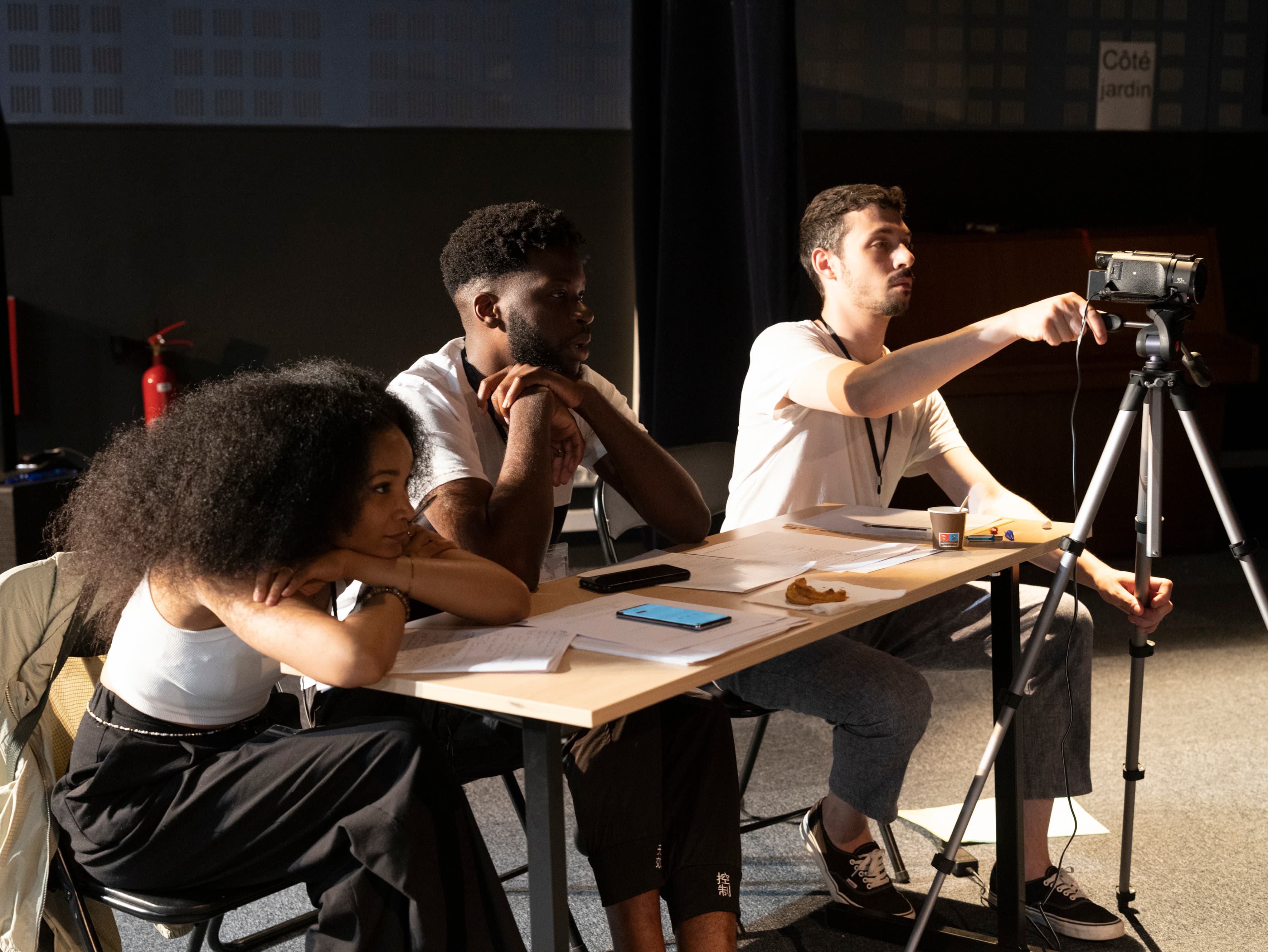 Le jury en discussion